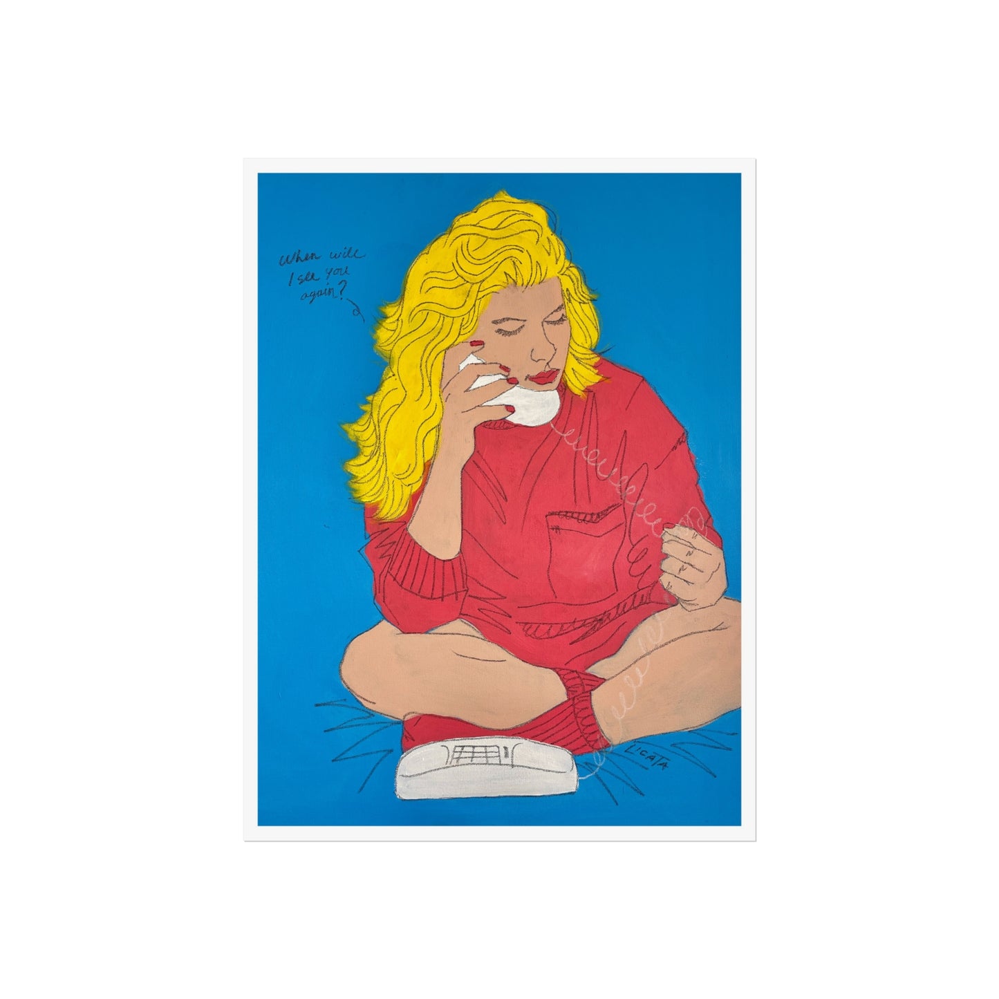 "Save My Number" Giclée Print