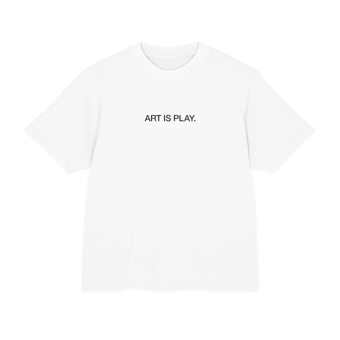 "Art is Play" White Tee