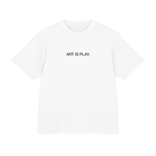 "Art is Play" White Tee