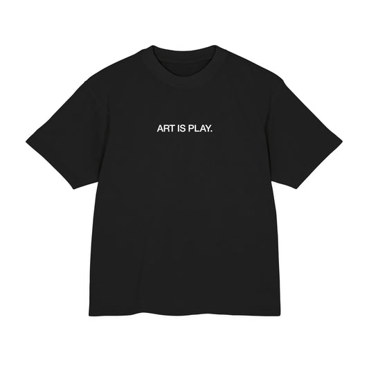 "Art is Play" Black Tee